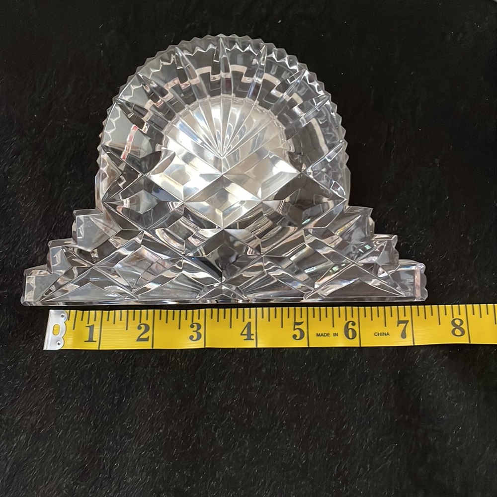 CCO PRICE 🔥🔥 NEW WATERFORD Crystal Mantle Desktop Clock - Picture 6 of 8
